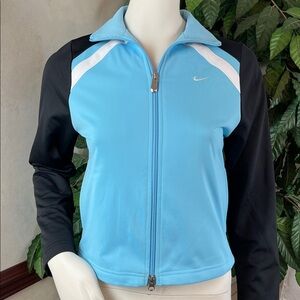 NIKE DUAL ZIP COLOR BLOCK TRACK JACKET